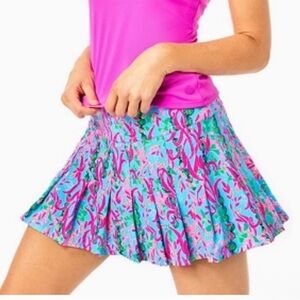 Lilly Pulitzer Annora skirt UPF 50+ multi seaweed samba large NWT